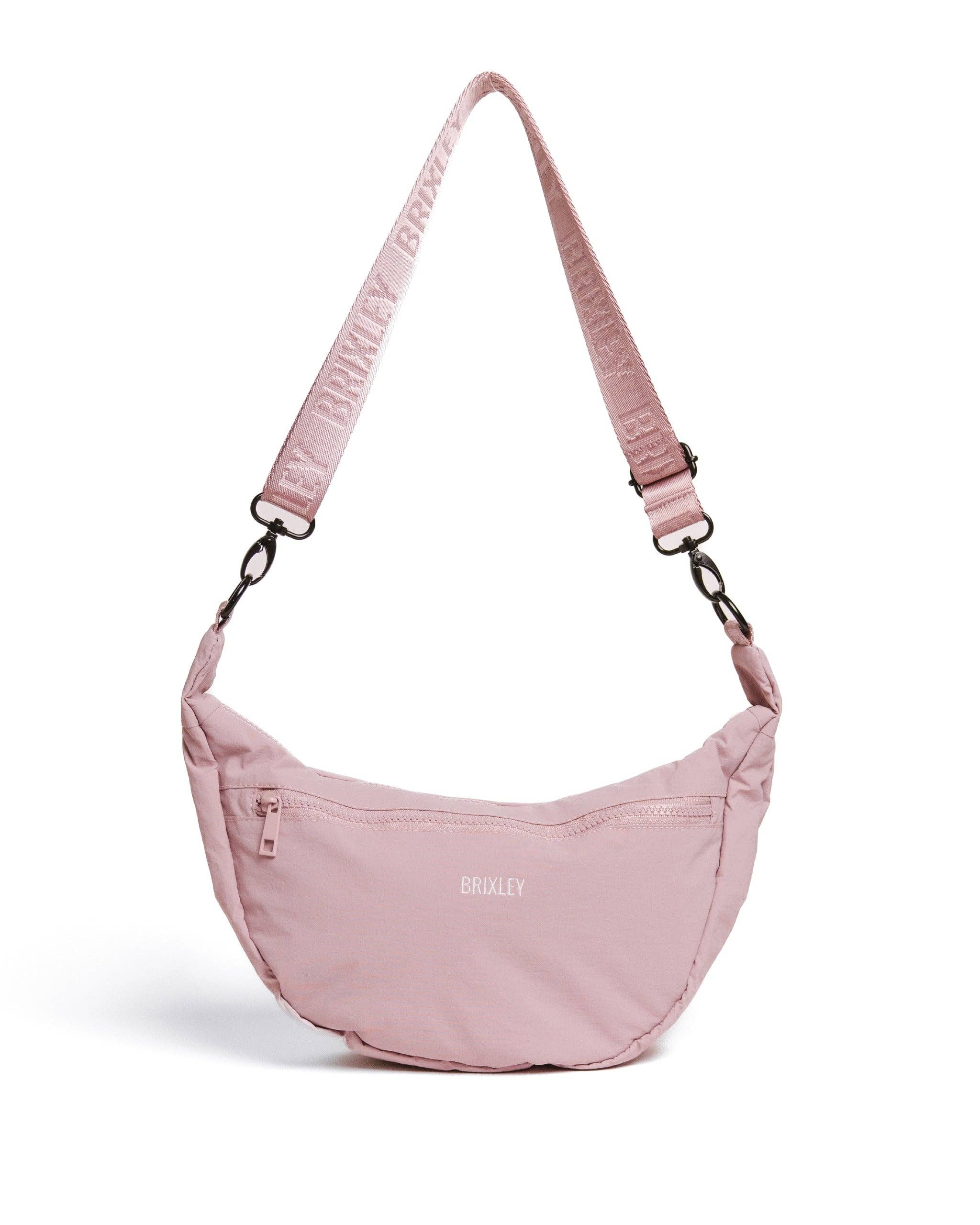 BRIXLEY PEONY CRESCENT BAG