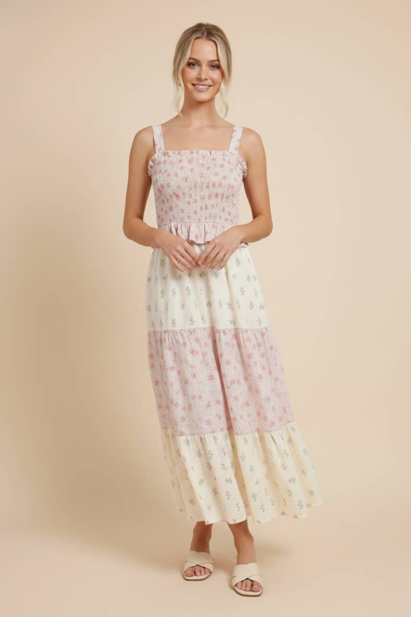 DITSY FLORAL PRINT MAXI DRESS