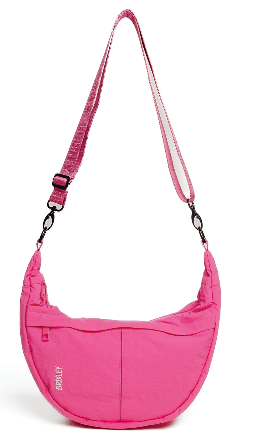 BRIXLEY BUBBLEGUM CRESCENT BAG