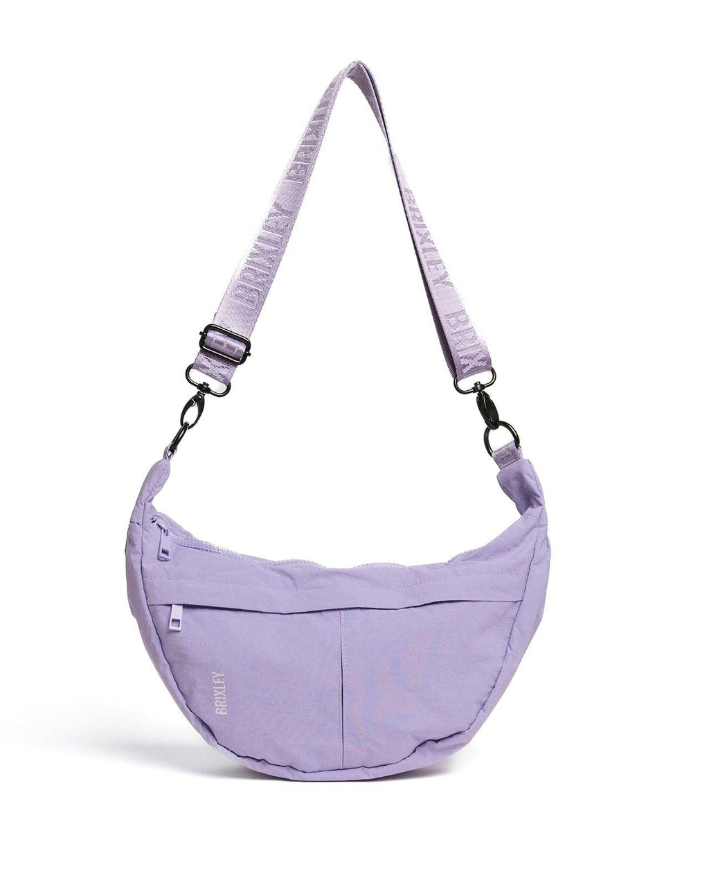 BRIXLEY PERIWINKLE CRESCENT BAG