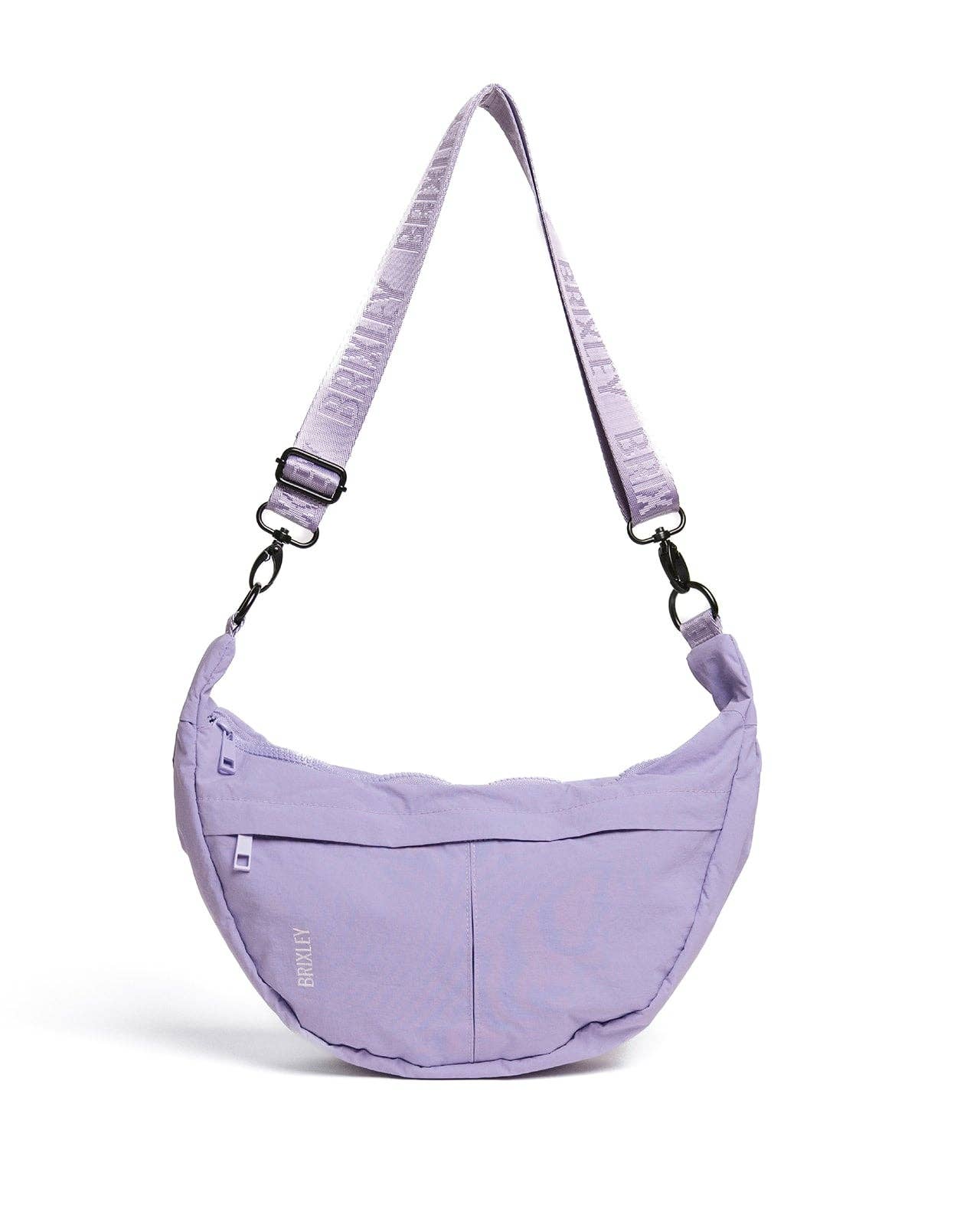 BRIXLEY PERIWINKLE CRESCENT BAG