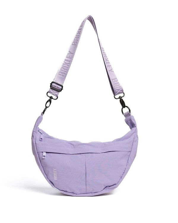 BRIXLEY PERIWINKLE CRESCENT BAG