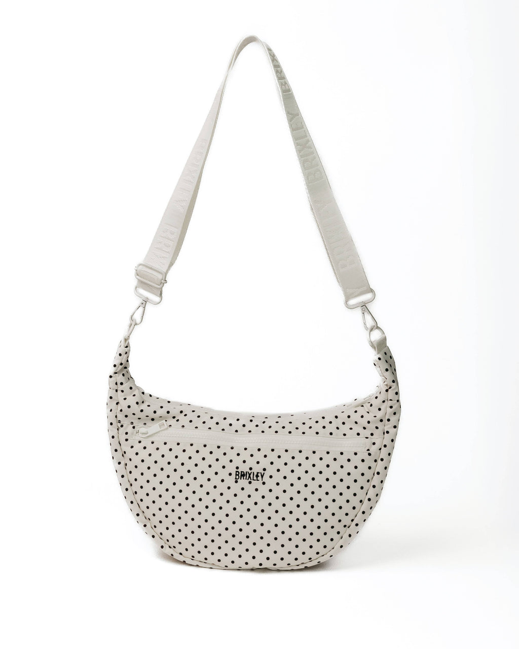 BRIXLEY PEARL DOT CRESCENT BAG