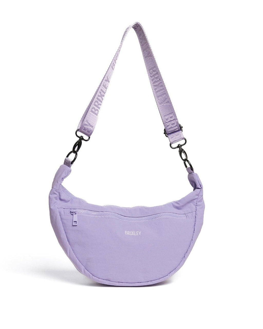 BRIXLEY PERIWINKLE CRESCENT BAG