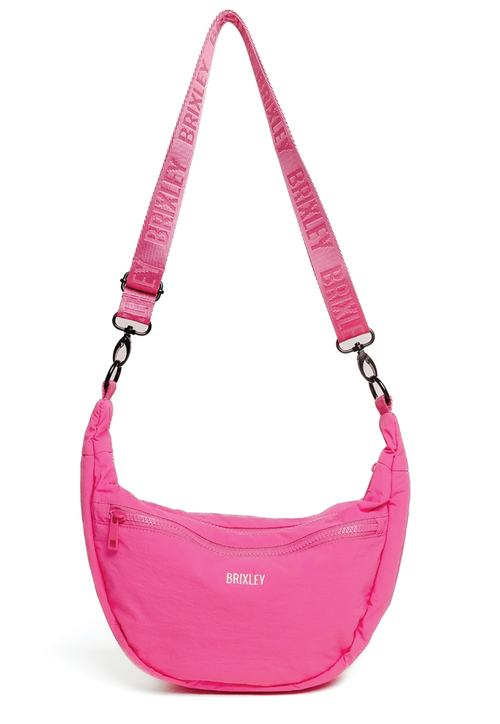 BRIXLEY BUBBLEGUM CRESCENT BAG