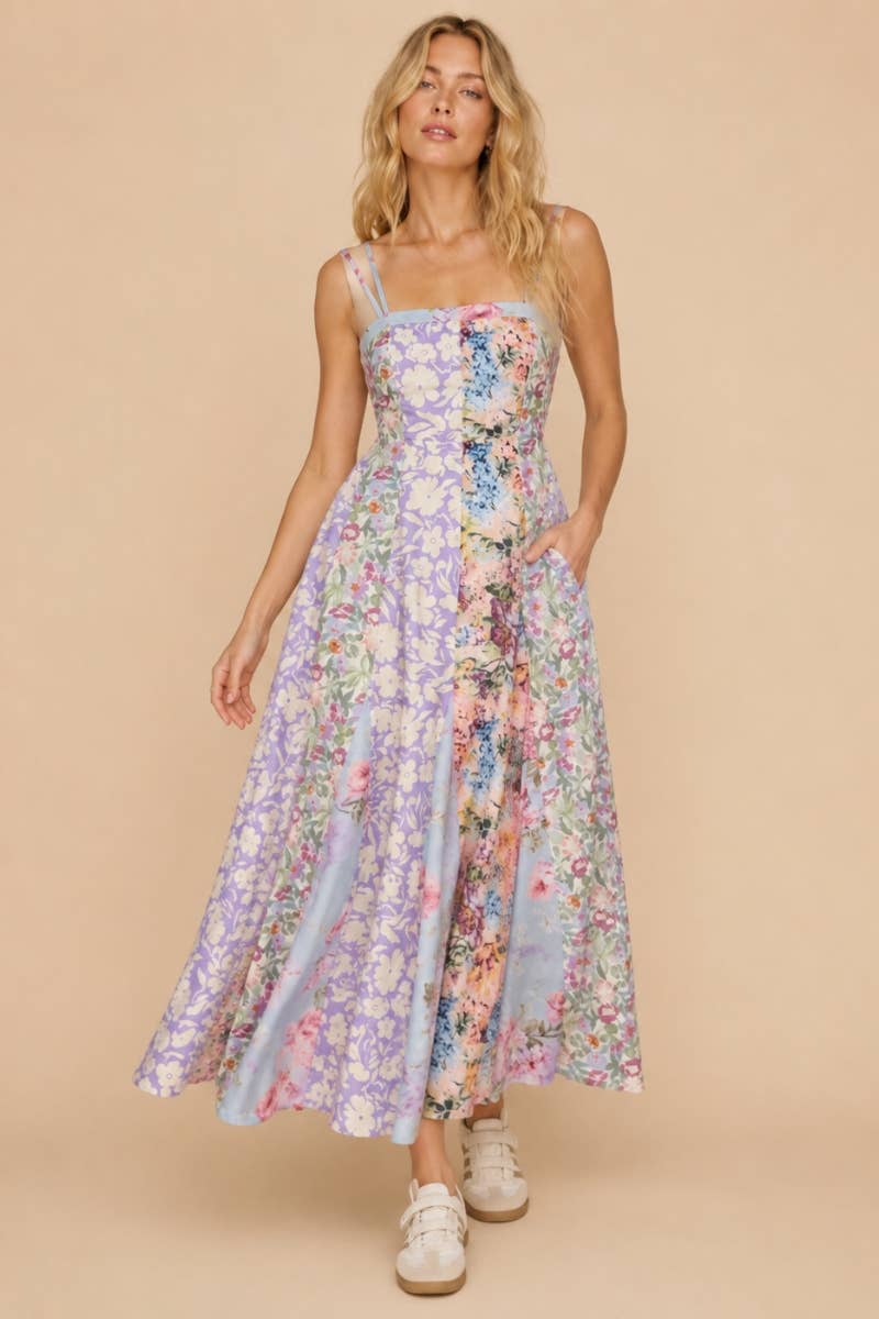 ENCHANTED GARDEN MIDI DRESS