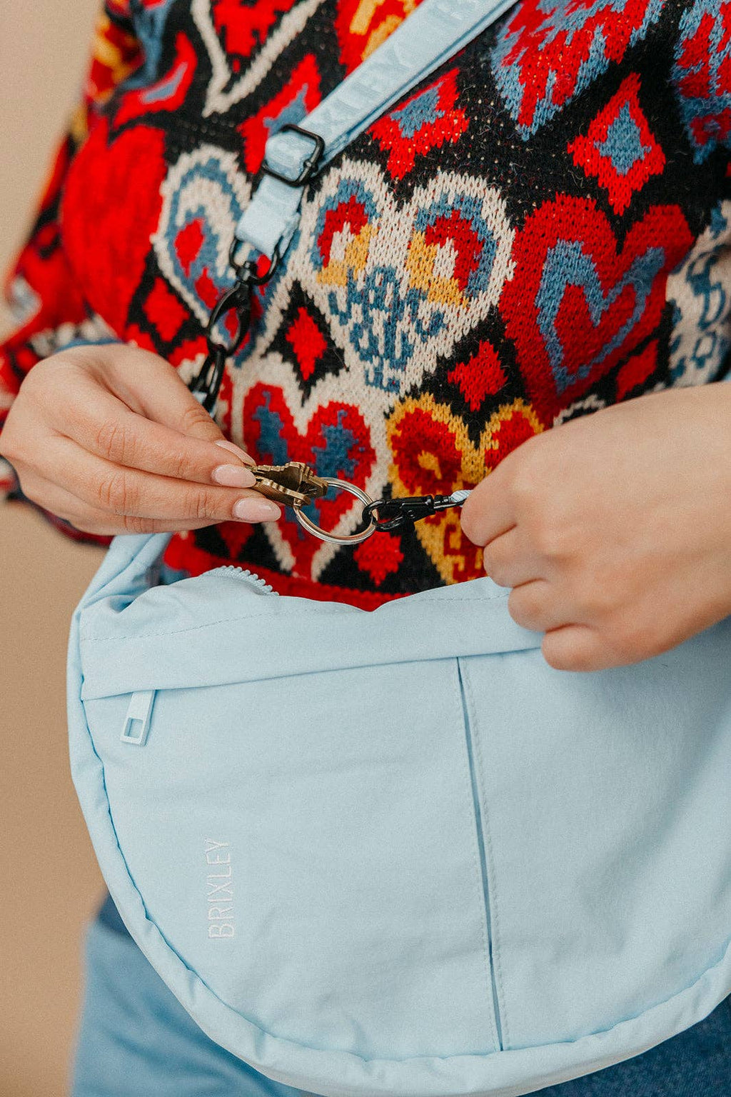 BRIXLEY CLOUD CRESCENT BAG