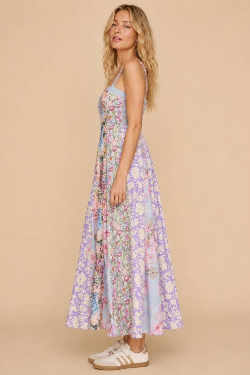 ENCHANTED GARDEN MIDI DRESS