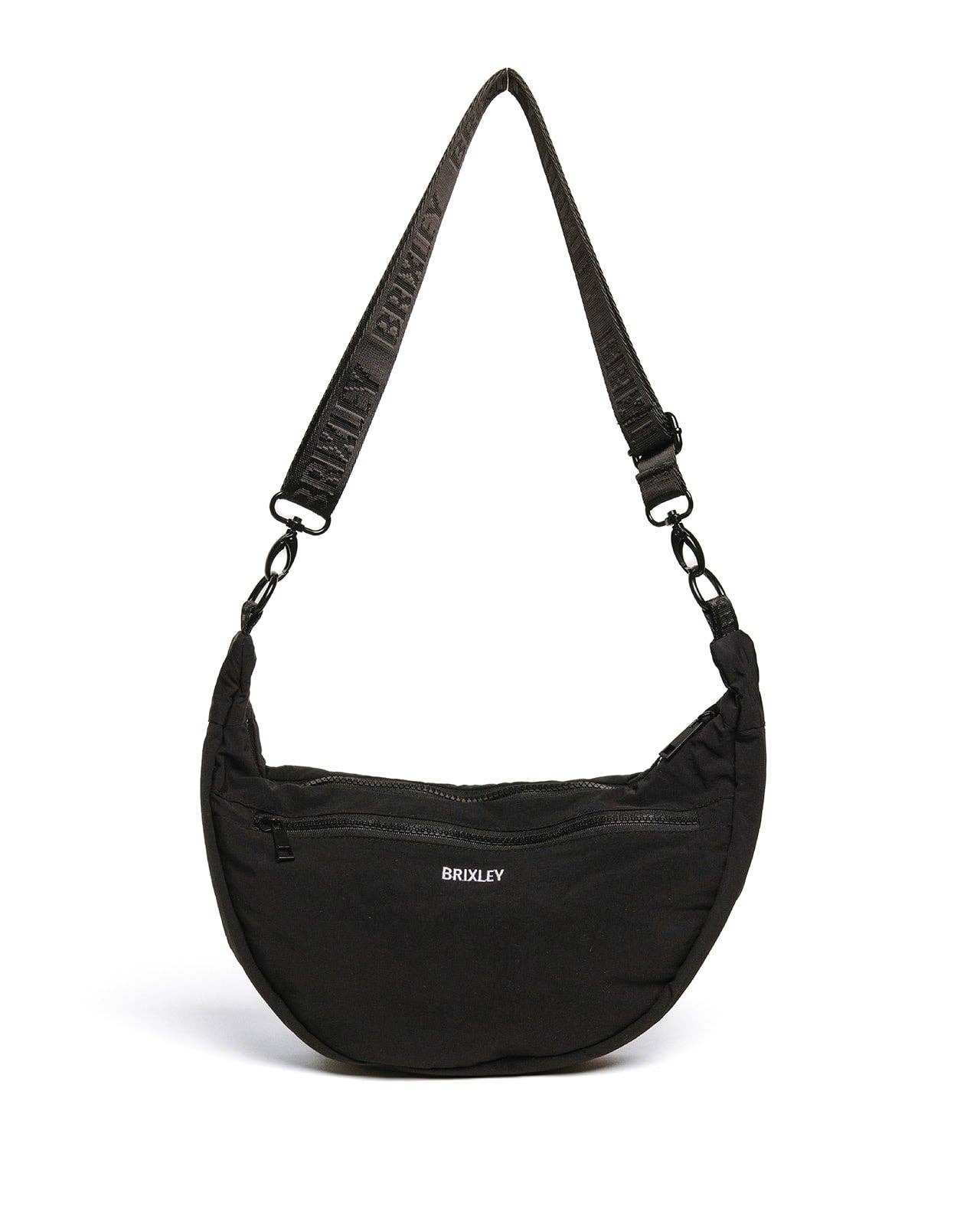 BRIXLEY ONYX CRESCENT BAG
