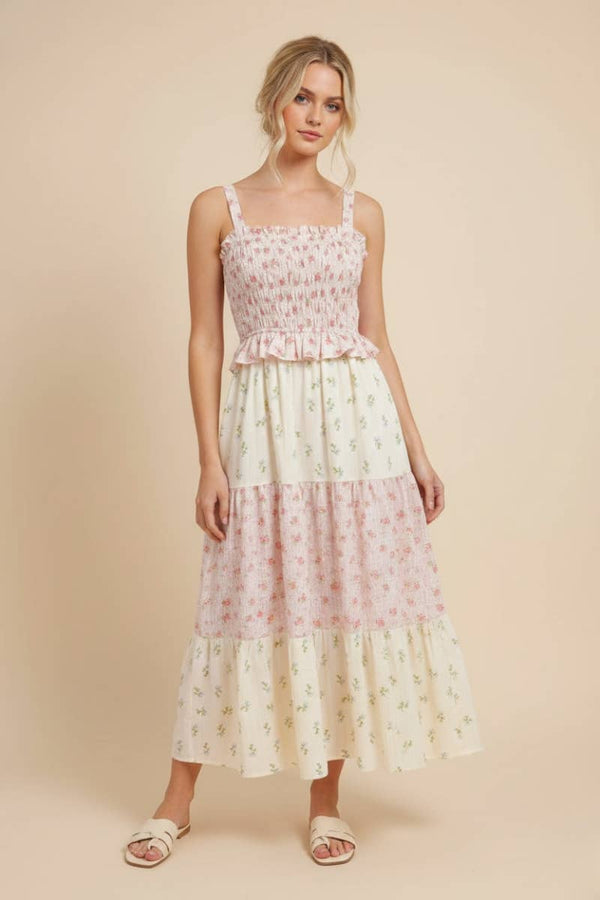 DITSY FLORAL PRINT MAXI DRESS