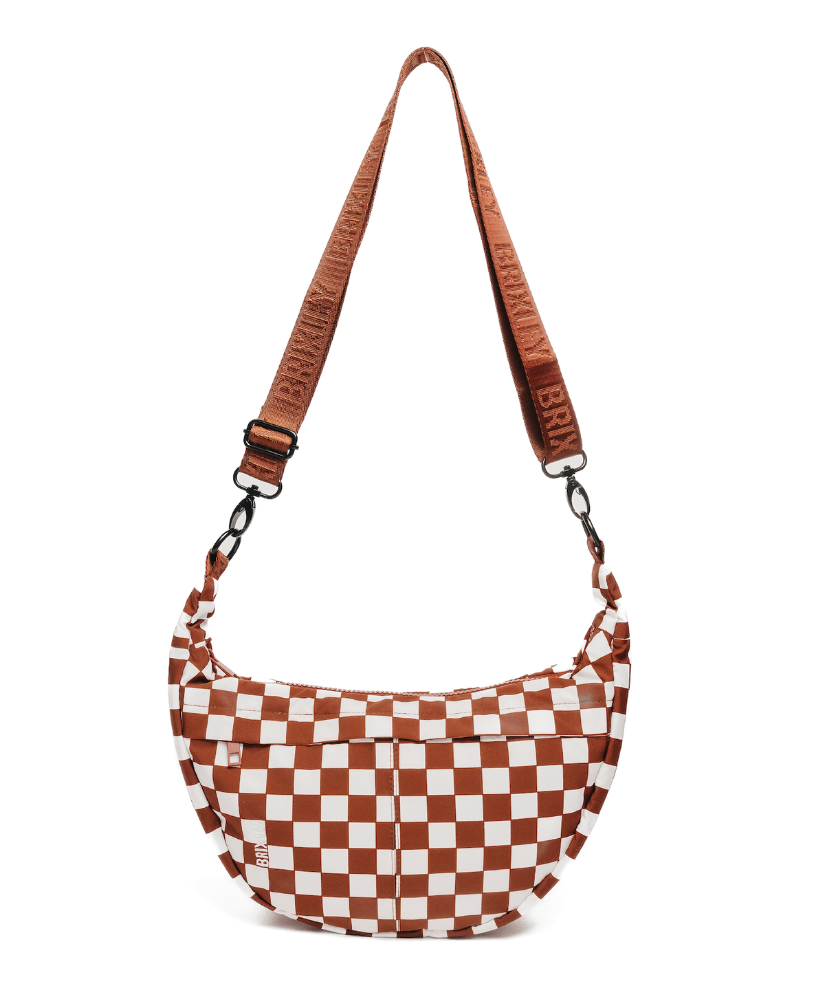 BRIXLEY COCO CHECK CRESCENT BAG