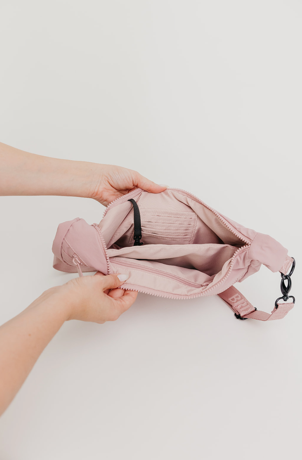 BRIXLEY PEONY CRESCENT BAG