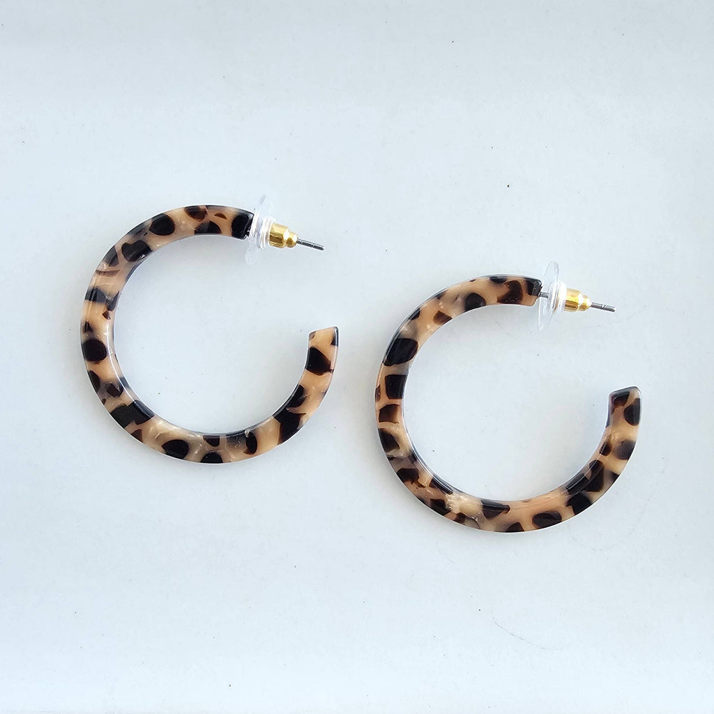 Camy Hoops - Cheetah