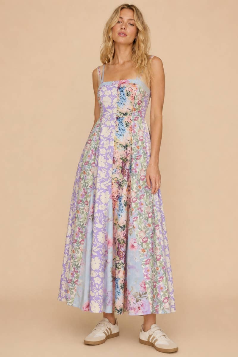 ENCHANTED GARDEN MIDI DRESS
