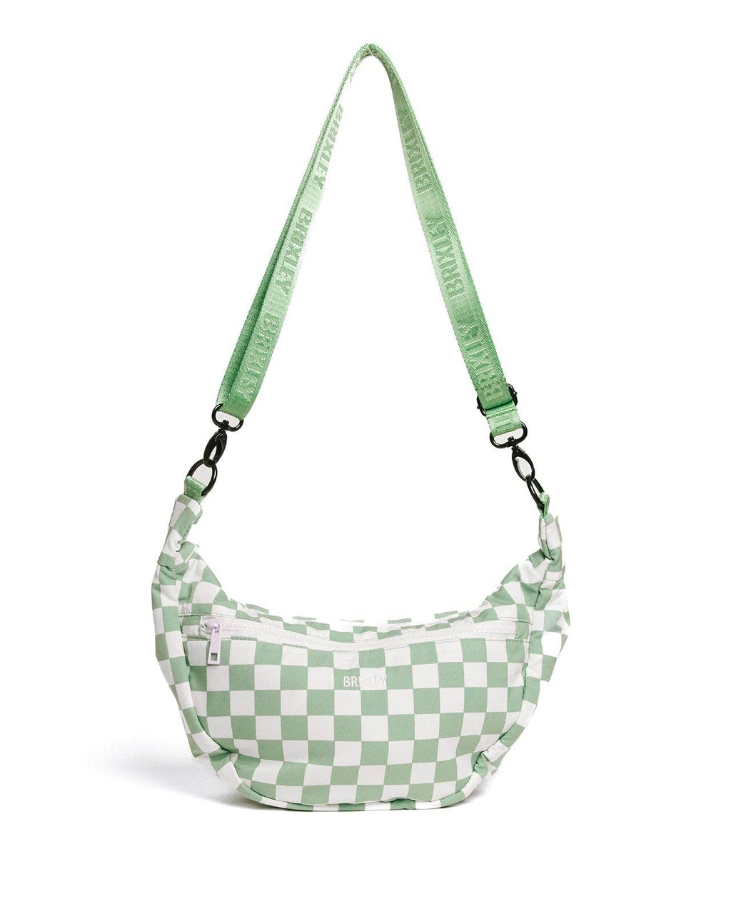 BRIXLEY LUCK CHECK CRESCENT BAG
