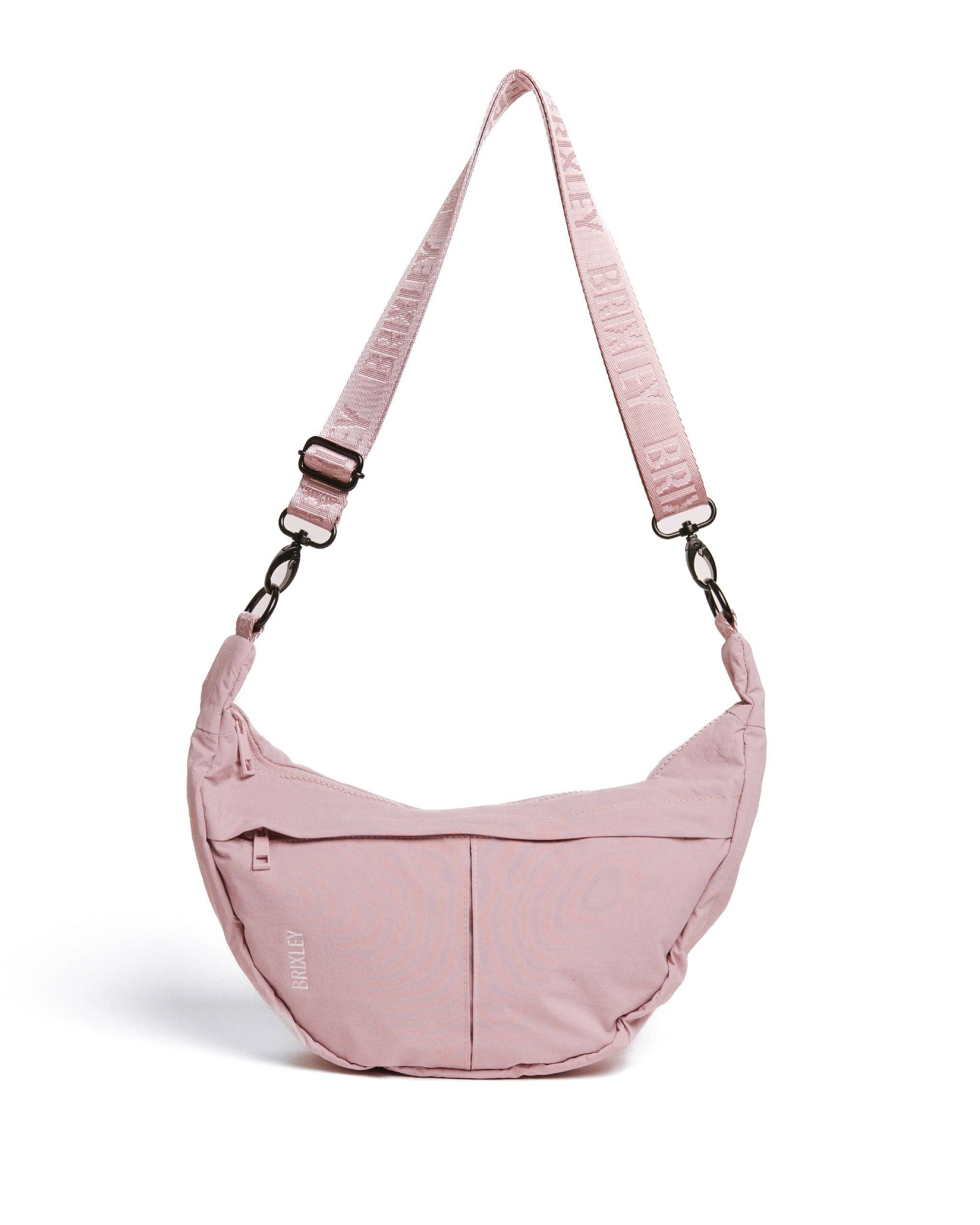 BRIXLEY PEONY CRESCENT BAG