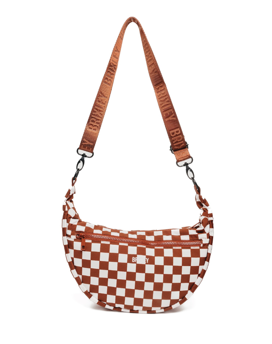 BRIXLEY COCO CHECK CRESCENT BAG