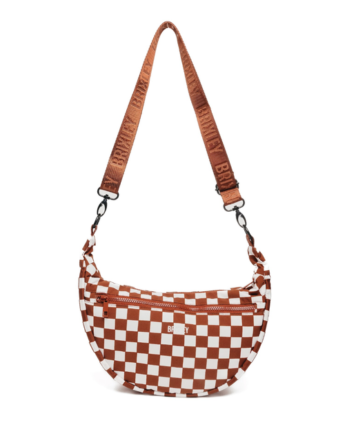 BRIXLEY COCO CHECK CRESCENT BAG