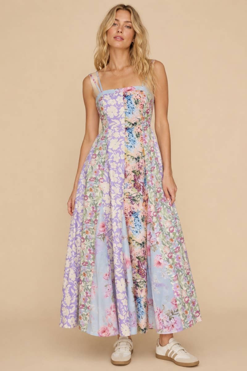ENCHANTED GARDEN MIDI DRESS