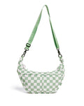 BRIXLEY LUCK CHECK CRESCENT BAG