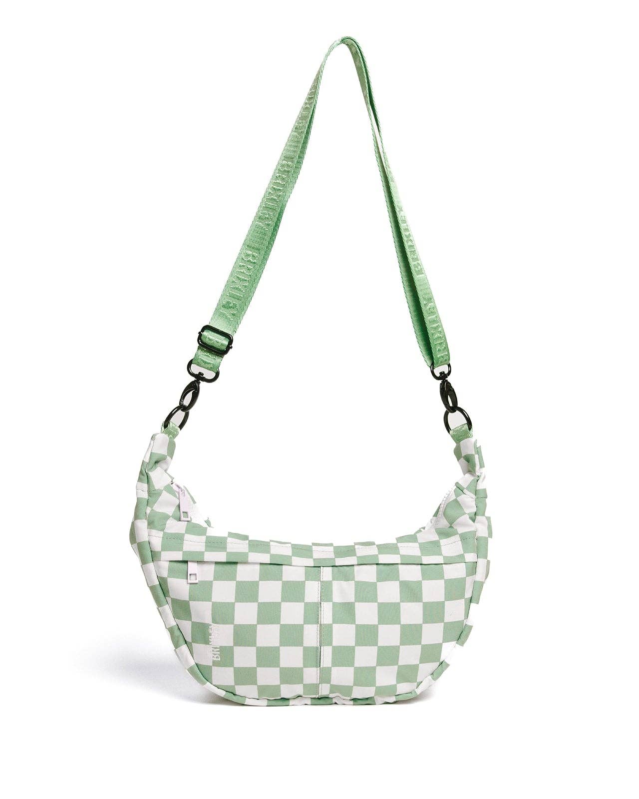BRIXLEY LUCK CHECK CRESCENT BAG