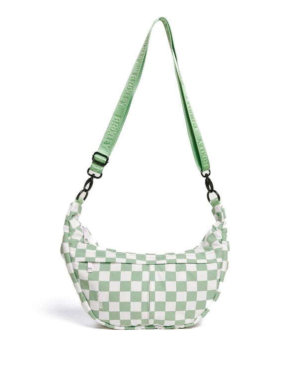 BRIXLEY LUCK CHECK CRESCENT BAG