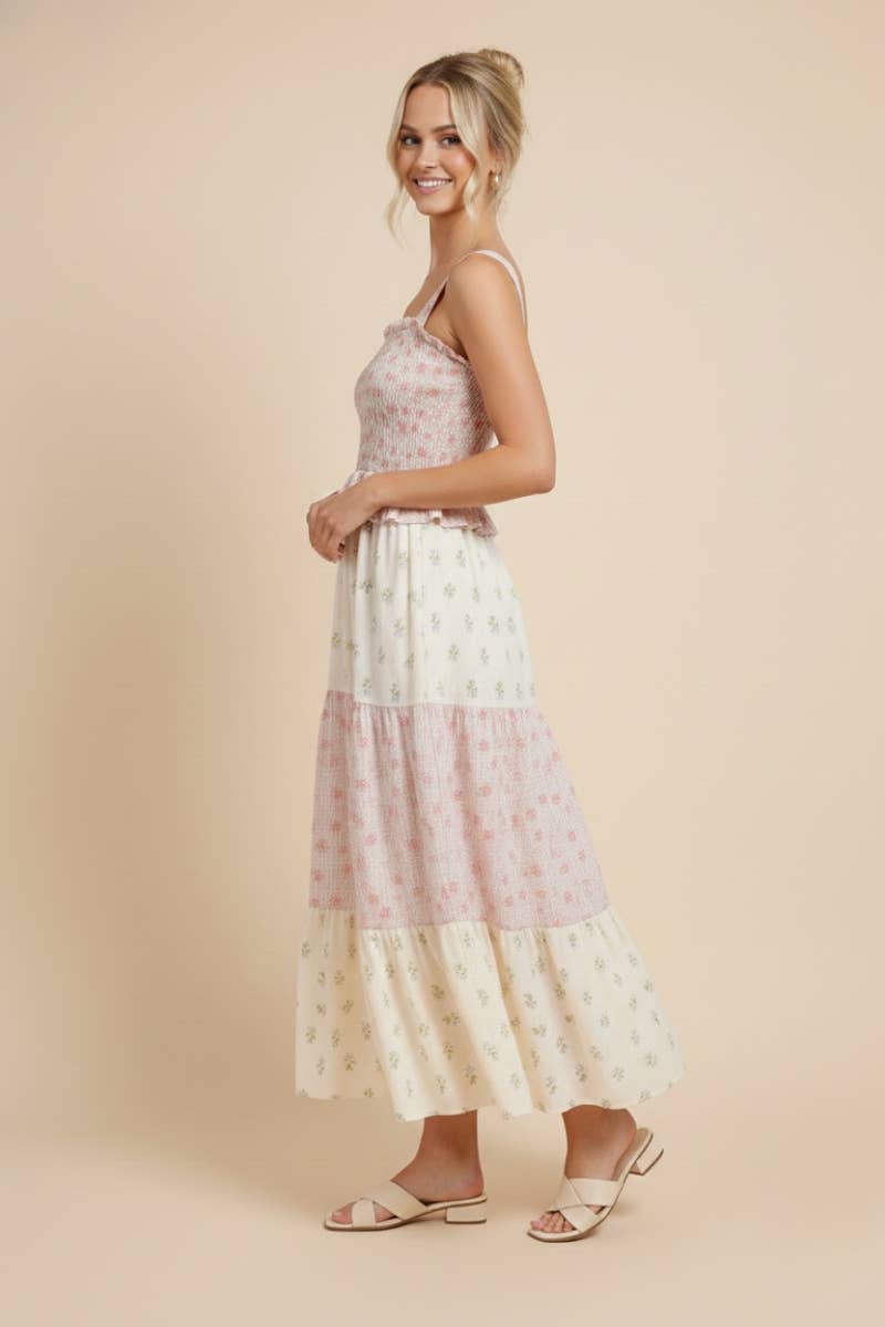 DITSY FLORAL PRINT MAXI DRESS