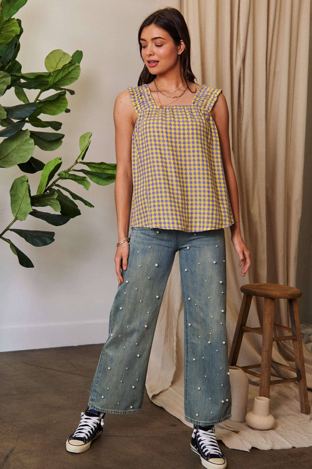 SQUARE NECK SUMMER TOP