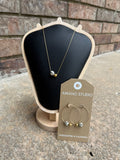 ORBIT NECKLACE & HOOP SET