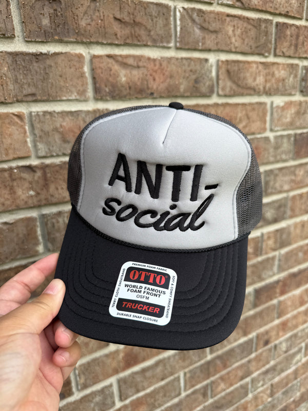 Antisocial Embroidery Cap