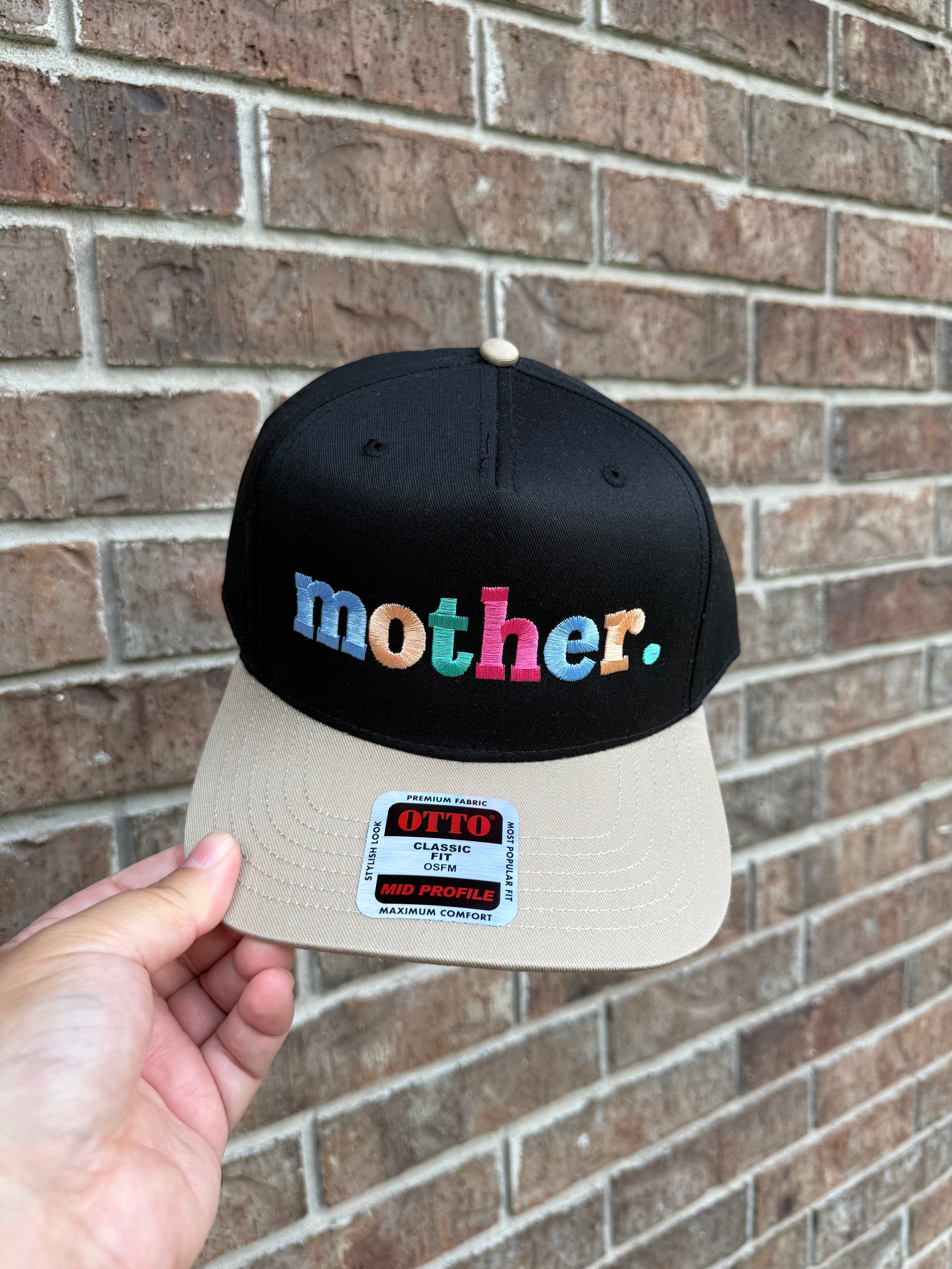 Mother Embroidery Cap