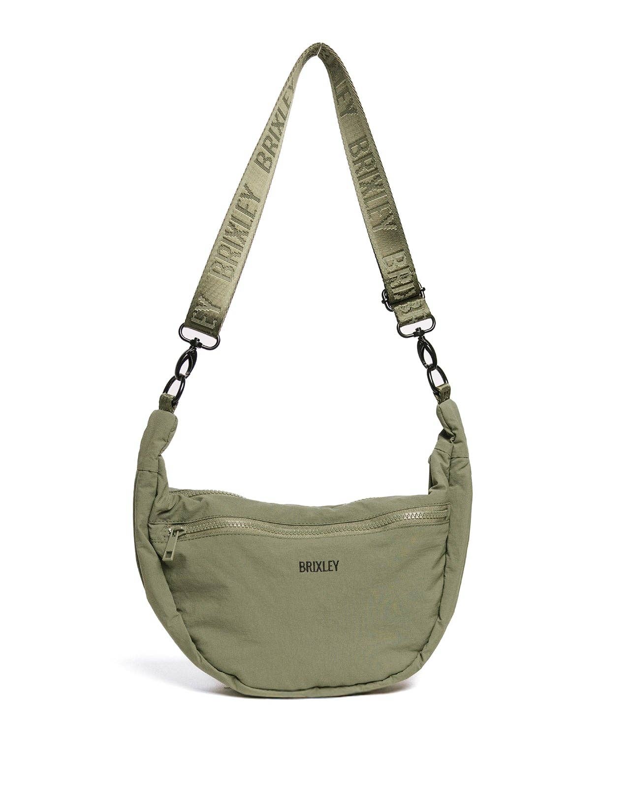 BRIXLEY SAGE CRESCENT BAG
