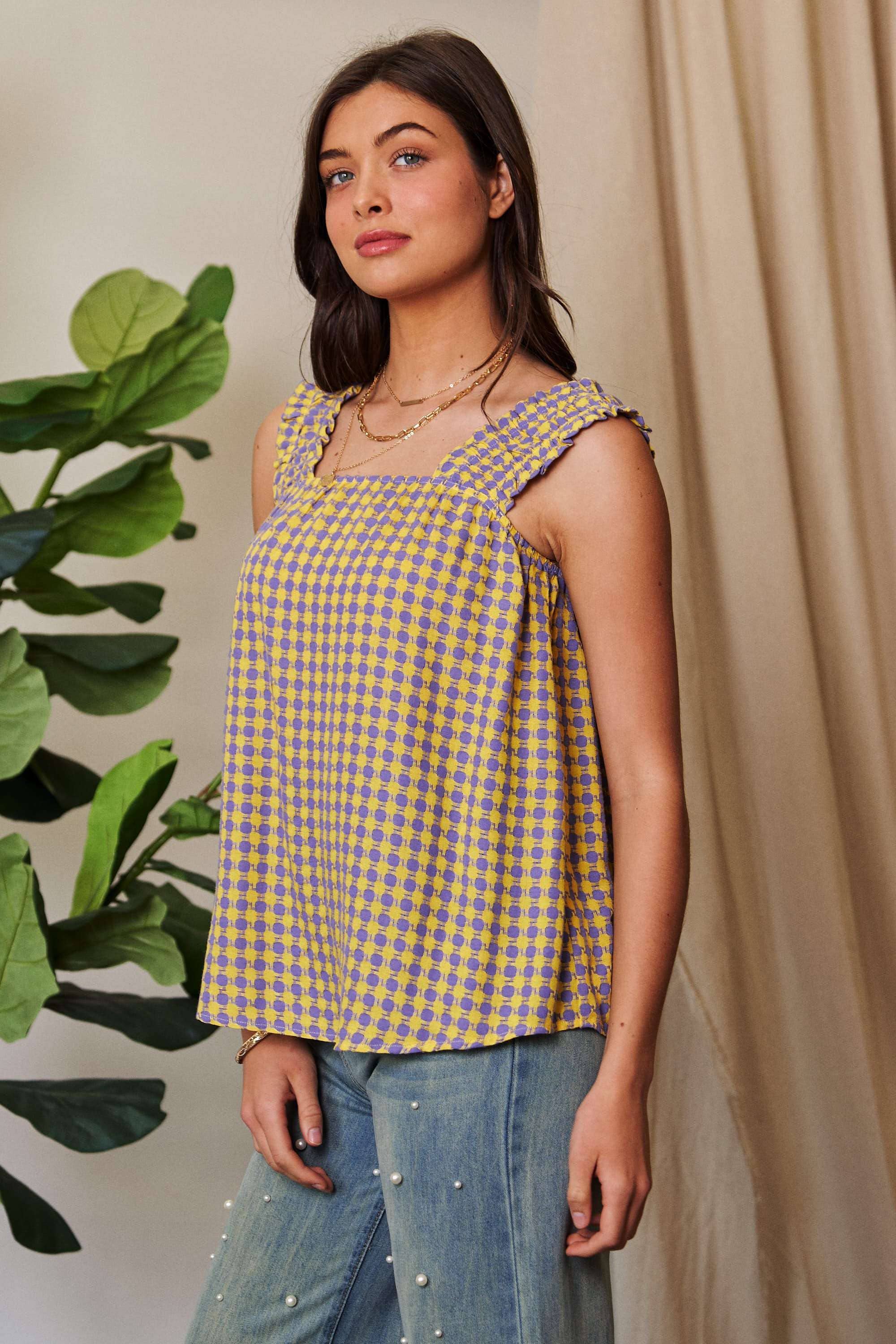 SQUARE NECK SUMMER TOP