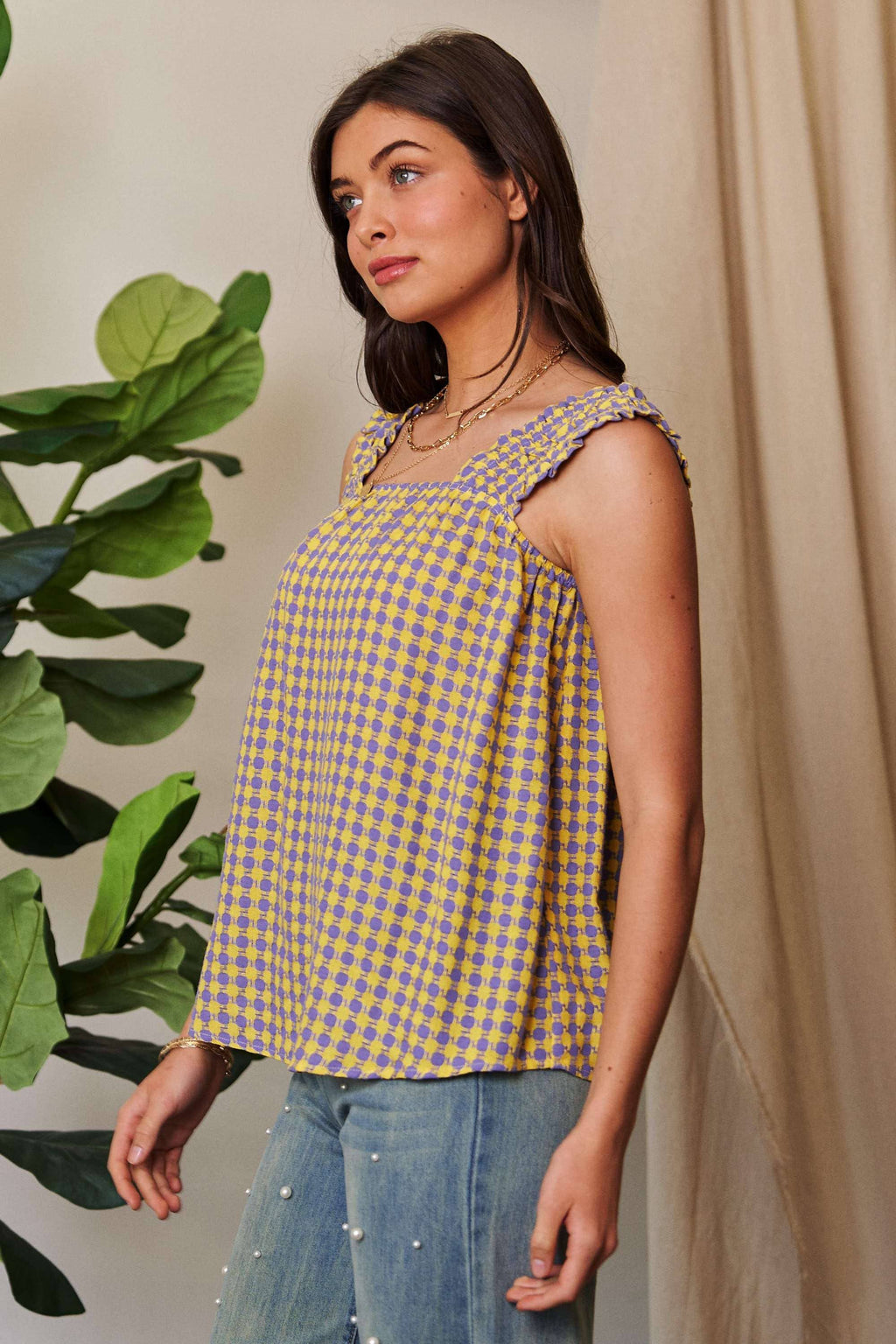 SQUARE NECK SUMMER TOP