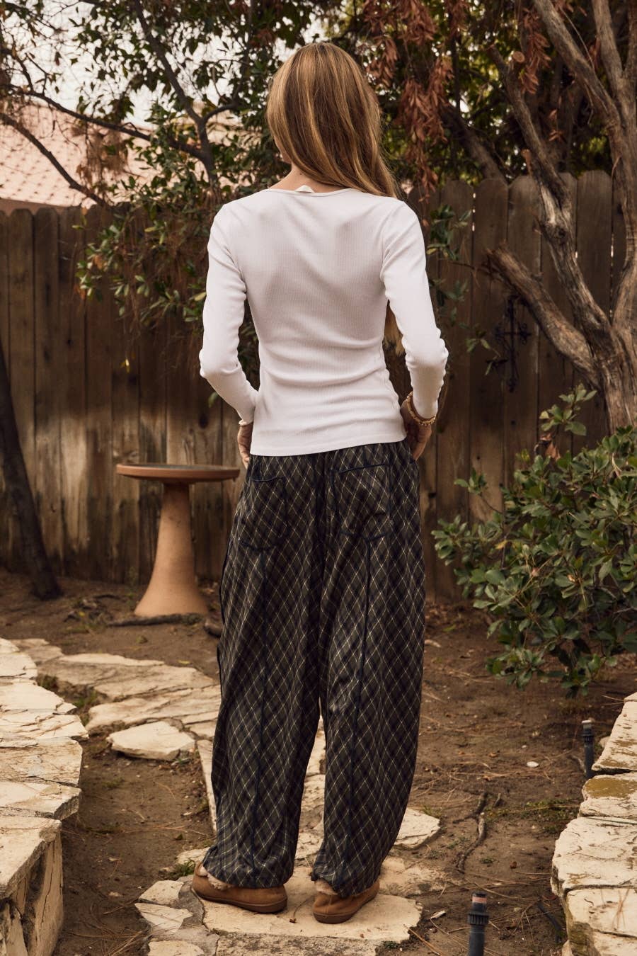 OLIVE DIAMOND PANTS