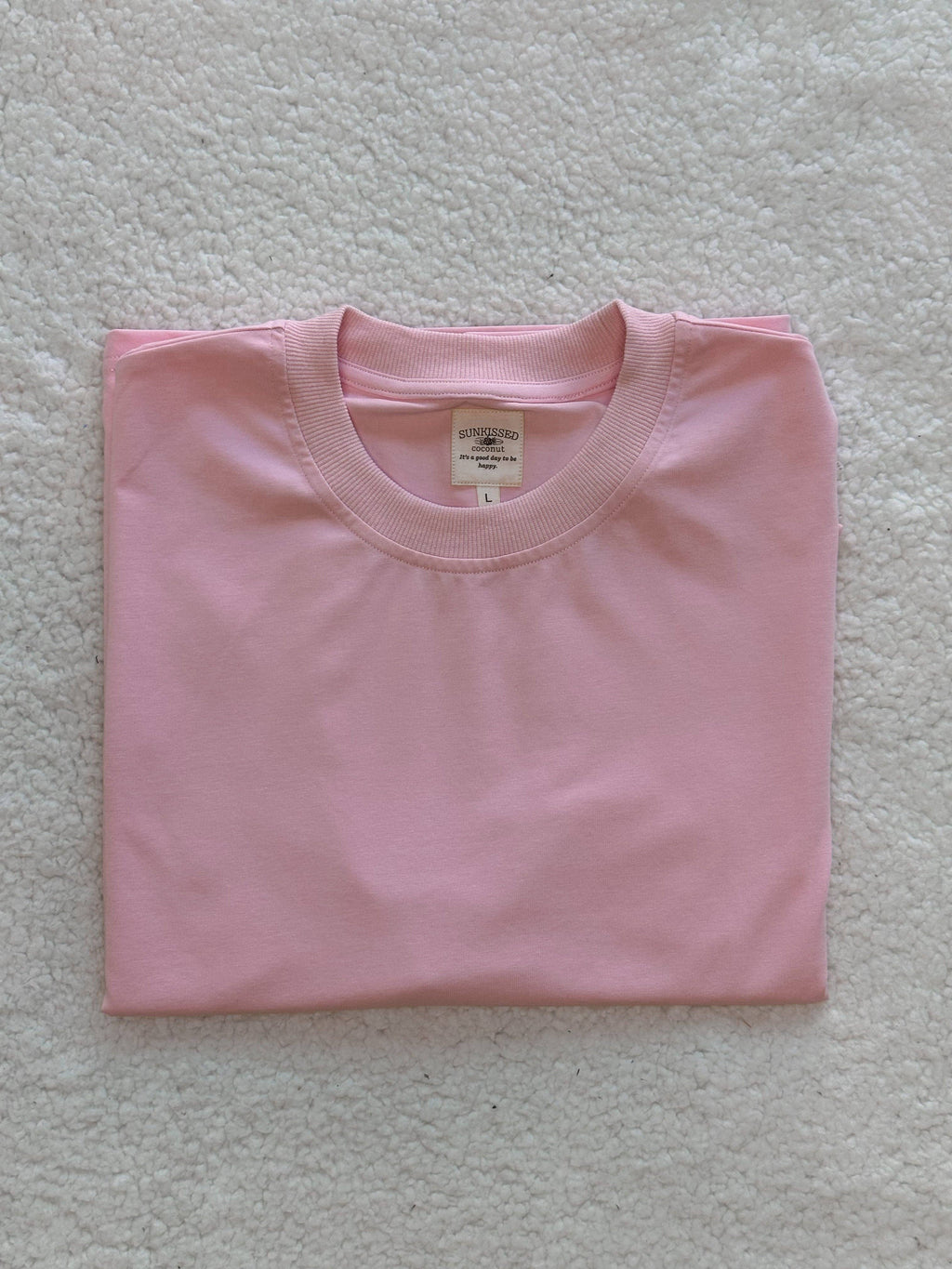 BLAIR PINK SLIGHTLY CROPPED TEE