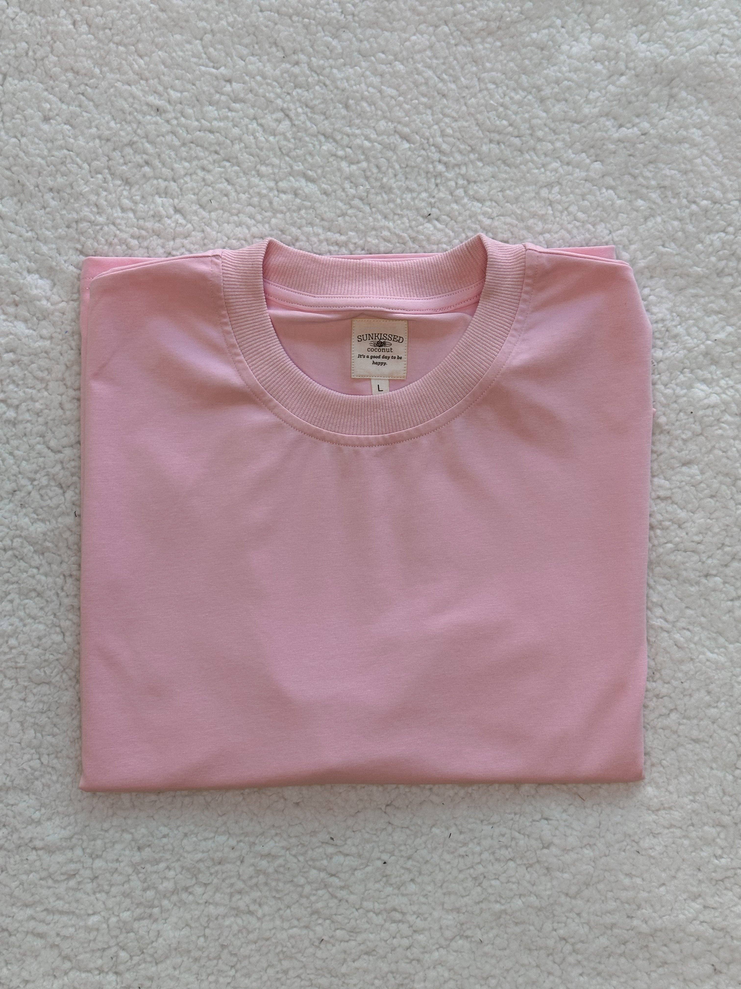BLAIR PINK SLIGHTLY CROPPED TEE