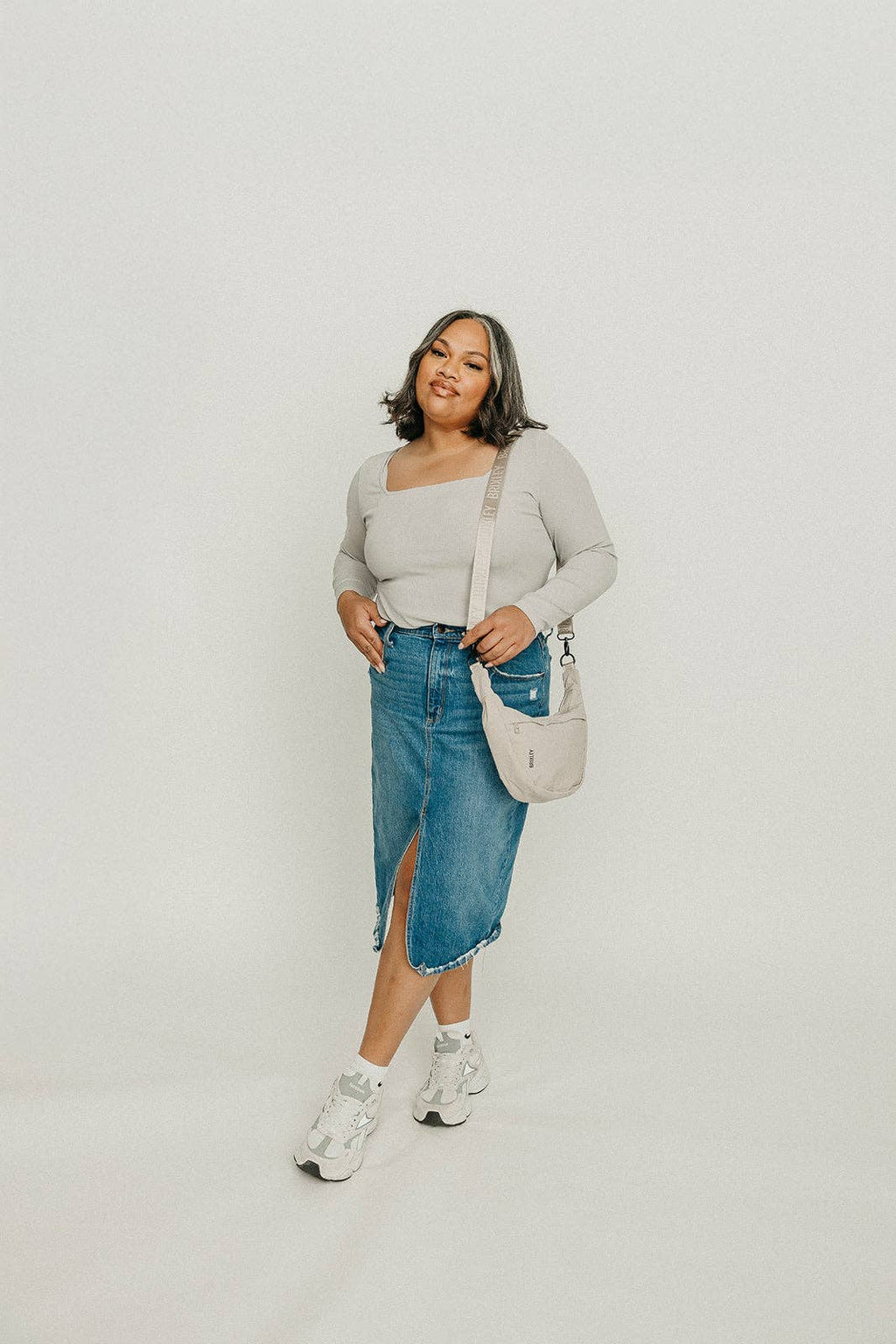 BRIXLEY VANILLA DREAM CRESCENT BAG